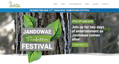 Desktop Screenshot of jandowaetimbertown.org.au